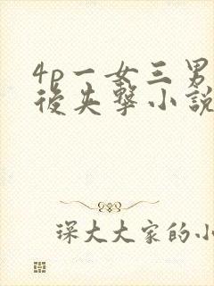 4p一女三男前后夹击小说