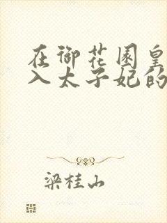 在御花园皇上进入太子妃的小说