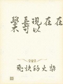 学长现在在上课不可以