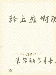 干上瘾 啊肥阿封面