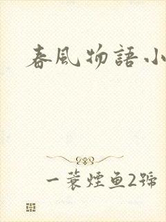春风物语小说封面