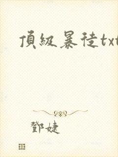 顶级暴徒txt封面