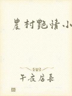 农村艳情小说封面