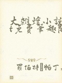 大杂烩小说txt免费笔趣阁