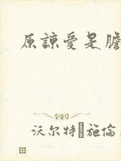 原谅爱是胆小鬼封面