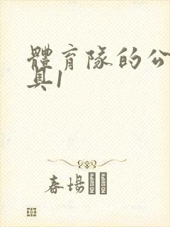 体育队的公用玩具1