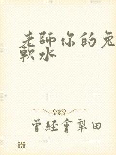 老师你的兔子好软水封面