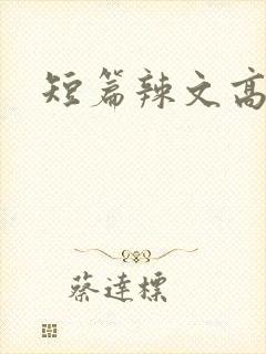短篇辣文高h