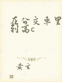 在公交车里c弄到高c封面