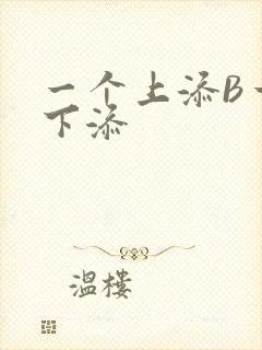 一个上添B一个下添