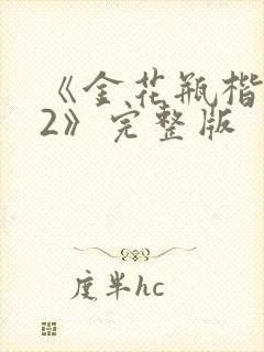 《金花瓶楷梅花2》完整版