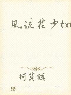 风流花少txt