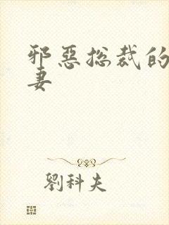 邪恶总裁的娇宠妻