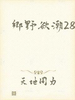乡野欲潮28章