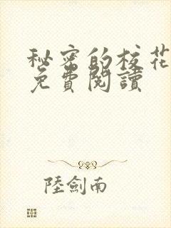 秘密的校花小说免费阅读