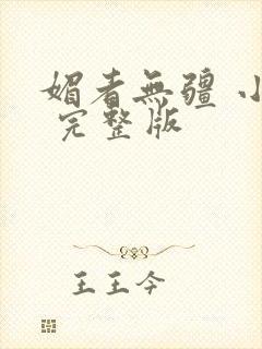 媚者无疆 小说 完整版