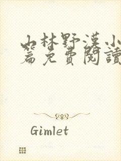 山林野汉小说全篇免费阅读