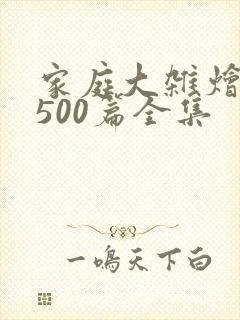 家庭大杂烩小说500篇全集封面