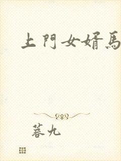 上门女婿马四辈封面