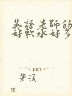 英语老师的兔子好软水好多
