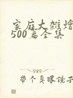 家庭大杂烩小说500篇全集
