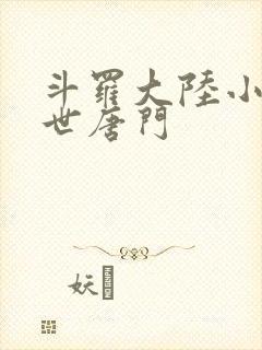 斗罗大陆小说绝世唐门