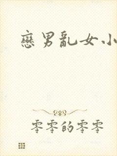 恋男乱女小说