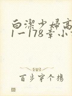 白洁少妇高义第1一178章小说