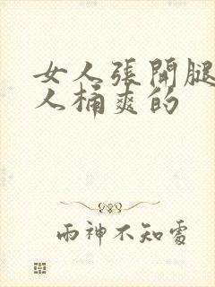 女人张开腿让男人桶爽的