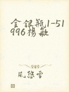 金银瓶1-51996杨敏