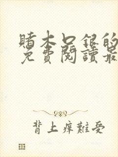 赌木口银的小说免费阅读最新封面