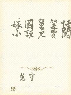 嫁国舅笑佳人的小说免费阅读封面