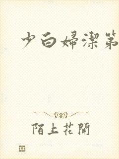 少白妇洁第二部