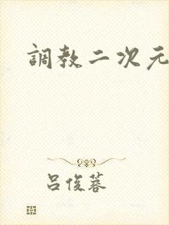 调教二次元封面