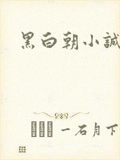 黑白朝小诚