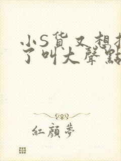 小S货又想挨C了叫大声点小