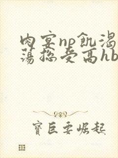 肉宴np饥渴放荡总受高hbl