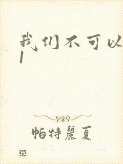 我们不可以1v1封面