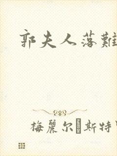 郭夫人落难记封面