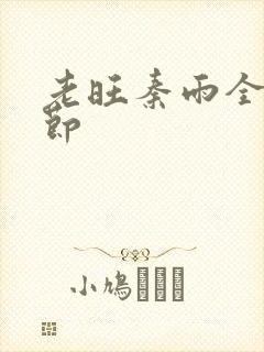 老旺秦雨全部章节