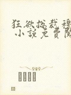 狂欲总裁穆非雪 小说免费阅读