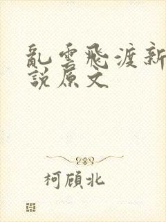 乱云飞渡新编小说原文封面