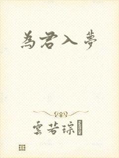 为君入梦封面