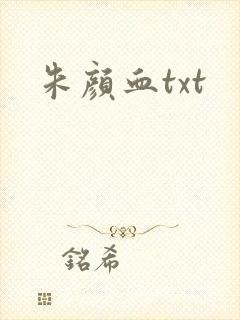 朱颜血txt封面