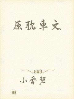 原耽车文封面