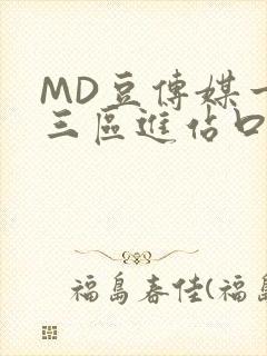 MD豆传媒一二三区进站口