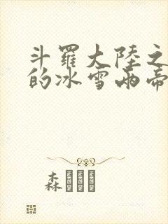 斗罗大陆之涅荡的冰雪两帝封面