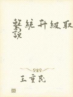 系统升级取液小说