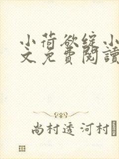 小荷欲绽小说全文免费阅读笔趣阁