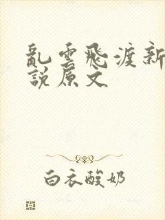 乱云飞渡新编小说原文封面